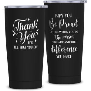 Employee Appreciation Gifts 20oz Tumbler, Thank You Gifts for Men, Team Gift for Employees, Corporate Gift for Coworker, Thank You tumbler for Volunteer Teacher Nurse