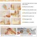 suntree Suction Cup Shower Caddy - Strong Hold, Holds 22lb, No Drill Needed, Waterproof Bathroom Shelf Organizer for Shampoo Bottles, Cream White