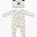 LITTLE ME Cute Dinosaur Print Infant Onesie with Footies, Size 9M