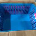 Really Good Stuff Large Plastic Storage Baskets with Handles - 6 Pack