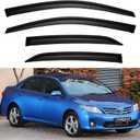 Window Visors Rain Guards for Toyota Corolla 2009-2013 Sedan