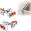 Imbot Drawer Front Installation Clamps Adjustable Cabinet Drawer Mounting Hardware Clamps For Home Bedroom Woodworking Tools, Living Room Drawer Panel Installation