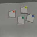 Pristar Compatible Label Tape Replacement for Epson 12mm 1/2" Color Tapes LK-4RBP LK-4YBP LK-4LBP LK-4GBP Work with Epson LabelWorks LW300 LW400 LW600P LW700, Black on Red/Yellow/Blue/Green, 4 Pack