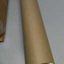 Cardboard Mailing Tube, 4" x 24" with Plastic Caps - USA-Made USPS Approved Poster Tube for Documents & Blueprints - Reinforced Mailing Cylinders for Shipping & Storage by IDL Packaging