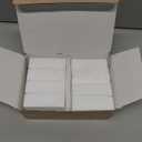 UNIQOOO 3" White Acrylic Stand | 20 Pack 3mm Slot Wedding Sign Holders, Perfect for Wedding, Table Number, Exhibition, Office, Restaurant, Business