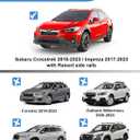 FengYu 330lbs Heavy Duty Lockable Roof Rack Cross Bars Compatible with Subaru Crosstrek 2018-2023 & Impreza 2017-2023 (with Raised Rails), All-Metal Aluminum Roof Rails Crossbars Rooftop Cargo Bars