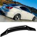Duckbill Rear Spoiler Compatible with 2006-2013 Lexus IS250 / IS350 & 2006-2014 is F Sedan, Glossy Black Trunk Tail Wing Lip