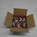 6 Pack Heavy-Duty 2.5" Swivel Caster Wheel Creeper Service Cart Stool Post Mount (Red)