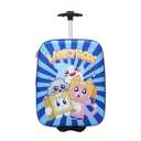 Bioworld Lanky Box Character Group Shot 2-Piece Youth EVA Wheeled Youth Luggage & Travel Backpack Set