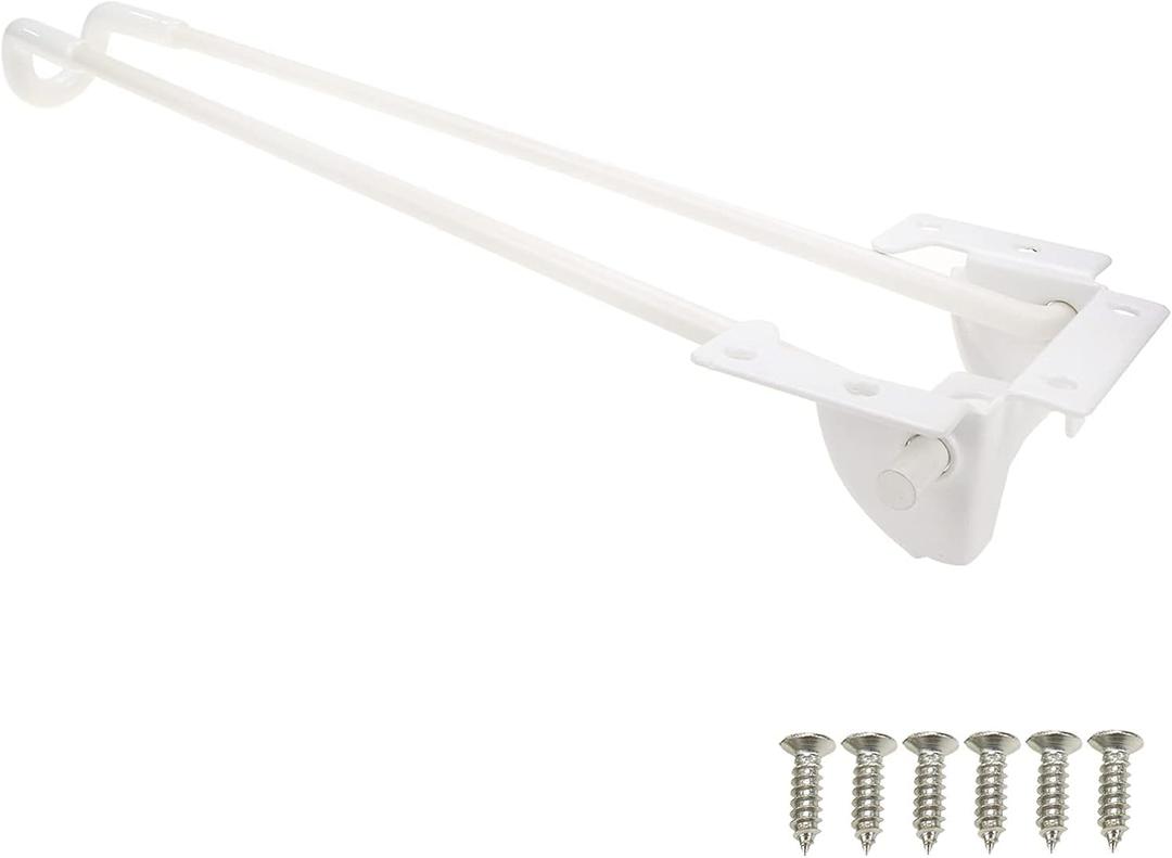 Geesatis 12 inch / 300 mm Furniture Legs Sofa Couch Desk Table Feet Hairpin Furniture Legs Replacement, with Mounting Screws, White