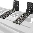 SanHima Pair Awning Mounting Brackets - Extended L-Brackets for Roof Rack Cross Bars Off-Road Awning Stable Installation, Suitable for San Hima Karlu Awning