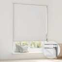 LazBlinds No Drill Cordless Roman Shades for Windows, Custom Blackout Thermal Insulated UV Blocking Window Blinds, Room Darkening Fabric Blinds for Indoor Windows, Off White