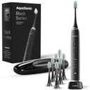 Aquasonic Black Series Ultra Whitening Toothbrush – ADA Accepted Electric Toothbrush - 8 Brush Heads & Travel Case – 40,000 VPM Electric Motor & Wireless Charging - 4 Modes w Smart Timer