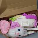 G.C Cat Toys for Kids Girls, Electronic Interactive Stuffed Cat Walk Meow and Wag Tail with Stroller Pet Care Accessories Toys Pretend Play Birthday Gifts for Toddlers Girls 3 4 5 6 7 8 Year Old