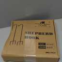 2 Pack Shepherd Hook 31 inch 1/2 inch Thick Use at Weddings, Hanging Solar Lights, Lanterns, Bird Feeders, Metal Hanger Hook (Black, 31 inch). U.S. Patent.