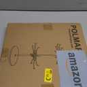 Dual Adjustable (Total Height & Tier Heighs) CounterTop Spinner Display Stand, Heavy Duty 2-Tiers, Black