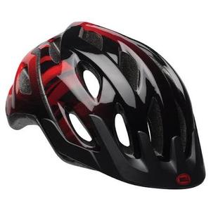 Cadence Throttle Black And Red Youth Bicycle Helmet