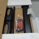 YOMT Universal TV Floor Stand with Mount for 27-70 Inch LCD LED OLED TVs, Swivel Height Adjustable Tall TV Stand, Space Saving Design for Corner Bedroom Living Room, Black