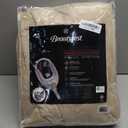 Beautyrest Wearable Electric Poncho Wrap Blanket, Ultra Soft Sherpa & Berber Fleece Heated Throw with Low EMF, UL Certified & OEKO-TEX, 3 Heat Settings & 2 Hour Auto Shutoff, Gift-Ready, 50"x64",Tan