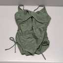 Dark Green One Piece Bathing Suit Medium