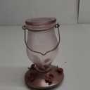 Perky-Pet 9104-2 Rose Gold Top-Fill Glass Hummingbird Feeder Rose Gold 24 oz Capacity