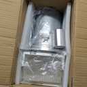 5 inch Dryer Vent Cover Outside Exhaust Vent Wall Vent Hood with Screen and Damper,Outdoor Dryer Vent Cover Cap for Range Hood/Kitchen/a c Duct Air Ventilation,Galvanized Steel,White