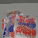 Estune 30 Pcs Patriotic Iron on Transfers 4th of July Iron on Decals Patches Appliques Heat Transfers Vinyl Cute Memorial Day Decals for Clothes Bag Pillow Covers DIY(Leopard Print Style)
