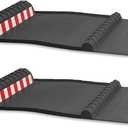 Maxsa 37358-2PK Park Right 21" x 11" x 2" Parking Mat, Black