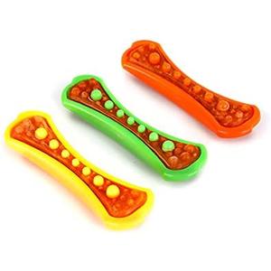 Hartz Chew 'n Clean Dental Duo Dog Treat & Chew Toy, Color Varies, Medium, 3 Pack