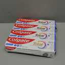 Colgate Total Whitening Toothpaste Paste, 5.1 oz, 4 Pack, Fluoride, Antibacterial, for Plaque, Gingivitis, Sensitivity, Stain Removal, Clinically Proven, Mint, Teeth Whitening, Stannous Fluoride