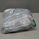 Cotton Oversized Beach Towel - Large 70 x 35 Inch Pool Towel, Smoke Blue Striped Quick Dry Swimming Cabana Towel