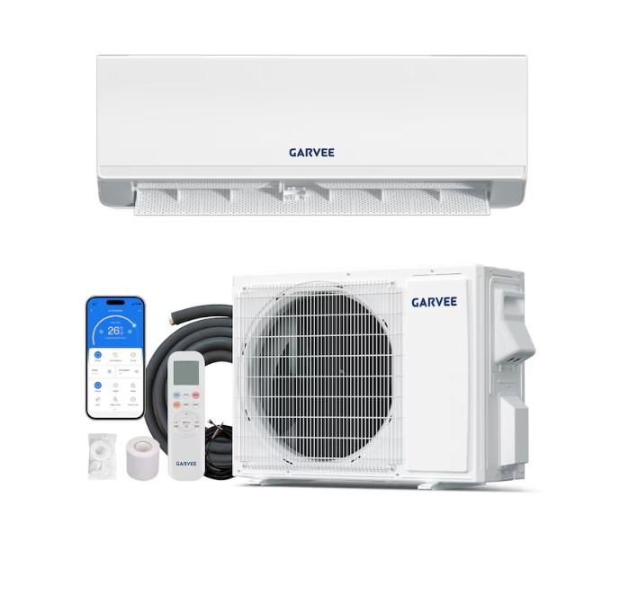 12,000 BTU Mini Split AC & Heat Pump | 115v, Inverter, Smart WiFi, Remote | Ultra-Quiet, Energy Efficient for 750 Sq.Ft Space