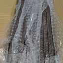 12x12 Picture Frame Set of 9, Display Pictures 8x8 with Mat or 12x12 without Mat, Multi Collage Gallery Square Photo Frames for Wall or Tabletop, Brown