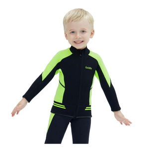 GoldFin Kids Wetsuit Jackets, 2mm Girls Boys Wetsuits Tops Toddler Neoprene Long Sleeve Keep Warm for Water Sports Diving Surfing Swimming Kayaking, 8