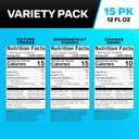 PRIME HYDRATION Variety, Dragonfruit Fusion, Orange Swirl, & Future Freeze Sports Drinks, Electrolyte Enhanced to Replenish Fluids, Zero Added Sugar, B Vitamins, Antioxidants, 12 Fl Oz, 15 Pack (EXP 11/01/27)