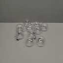 10-Pack Clear Plastic Ornaments, 80mm Clear Plastic Refillable Decorative Ball, 3.15 inch Christmas Fillable Balls for DIY Crafts, Christmas Tree Decoration, Wedding Party, Christmas House Decoration