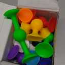 Suction Bath Toys for Baby, 12 Piece Starter Set Suction Cup Toys Preschool Sensory Fidget Toys for Toddlers 1-3 4-8 | No Hole Bath Toy | BPA Free Bath Toys (Large Size)