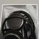 Small Bluetooth Headphones Wrap Around Head - Sports Wireless Headset with Built in Microphone and Crystal-Clear Sound, Foldable and Carried in The Purse, and 12-Hour Battery Life, Black