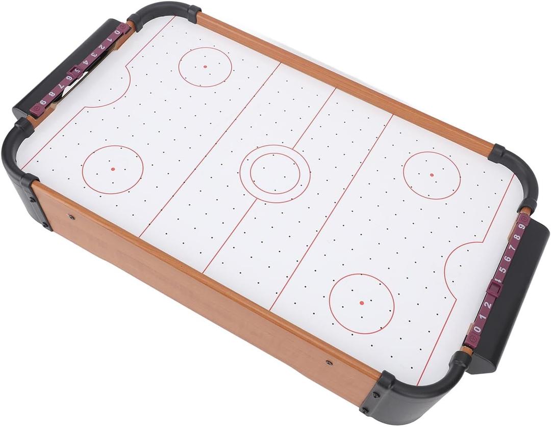 Tabletop Air Hockey Game Battery Operated Table Top Air Hockey Table Fun Table Top Game Leisure Puzzle Interactive for Teens Adults