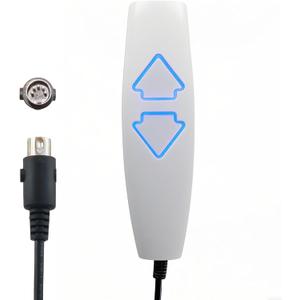 Lift Chair Remote Replacement, 5 Pin 2 Lighted Button Hand Control with 6Ft Cord for Power Lift Recliner Chairs Accessories, Recliner Control Replacement Parts