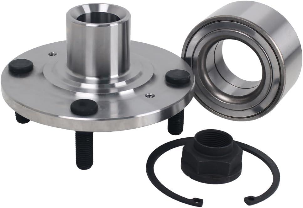 Autoround Front Wheel Hub and Bearing Assembly BR930591K Replacement for Honda Accord 2.3L 1998 1999 2000 2001 2002