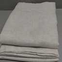 LAMIT Natural Linen Blended Curtains for Living Room, Back Tab and Rod Pocket Semi Sheer Curtains Light Filtering Country Rustic Drapes for Bedroom/Farmhouse, 2 Panels,52 x 120 Inch, Natural Ivory