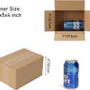 CRUGLA 40 Packs 7x5x4 Shipping Boxes for Small Business, Corrugated Cardboard Boxes Bulk for Shipping Packing Mailing