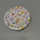 40 Pcs Spring Floral Paper Plates | 7 Inch Assorted Wildflower Disposable Dessert Plates for Garden Party, Baby Shower, Birthday & Spring Party Decorations