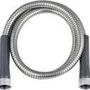 SKYWARD 304 Stainless Steel short Garden Hose 6 ft with Female to Female Metal Connector,Easy to Use & Store, Anti-Leakage Hose, High Water Flow (6ft)