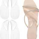 2 Pairs Arch Support Shoe Inserts Plantar Fasciitis Relief Self-Adhesive Arch Pads Heel Cushion Flats Heel Pain Gel Arch Insoles for Men and Women