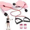 Waist Twister Machine, Adjustable Exercise Twist Board for Women Men, Noiseless Ab Twister for Home Gym Equipment, 330 lbs Capacity with Timer, Reps, Calories with Digital Display