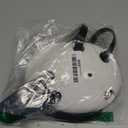 Wrestling Headgear, Youth Wrestling Head Gear with Chin Cup, Sorf Ear Guard for MMA, Jiu-Jitsu (for Users Age 10+) (White Headgear & Black Strap)