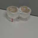 2 x Clear Packing Tape 2 Rolls - Heavy Duty Packaging Tape 2.7mil Thick, 2.0 in. Wide x 60 Yards - Strong Adhesive, Silent, Reliable Package Tape for Home Office Shipping Moving Sealing