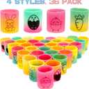 36 PCS Plastic Rainbow Coil Springs Toys, Easter Magic Rainbow Slinky Toys, Party Favors, Easter Egg Fillers Basket Stuffers Essentials, Easter Gifts for Kids Boys Girls